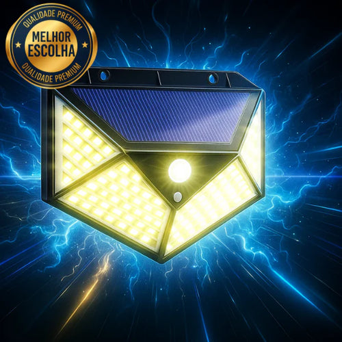 Luminária Led Solar e Controle Remoto - 🔥Queima de Estoque🔥