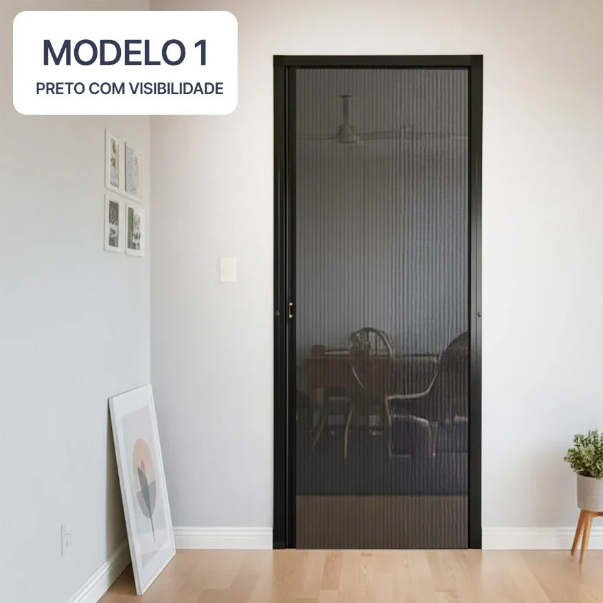 Porta Sanfonada Luxo - Ajustavel até 120 cm + BRINDE HOJE (Compre 1 Leve 2) 🔥Queima de Estoque🔥